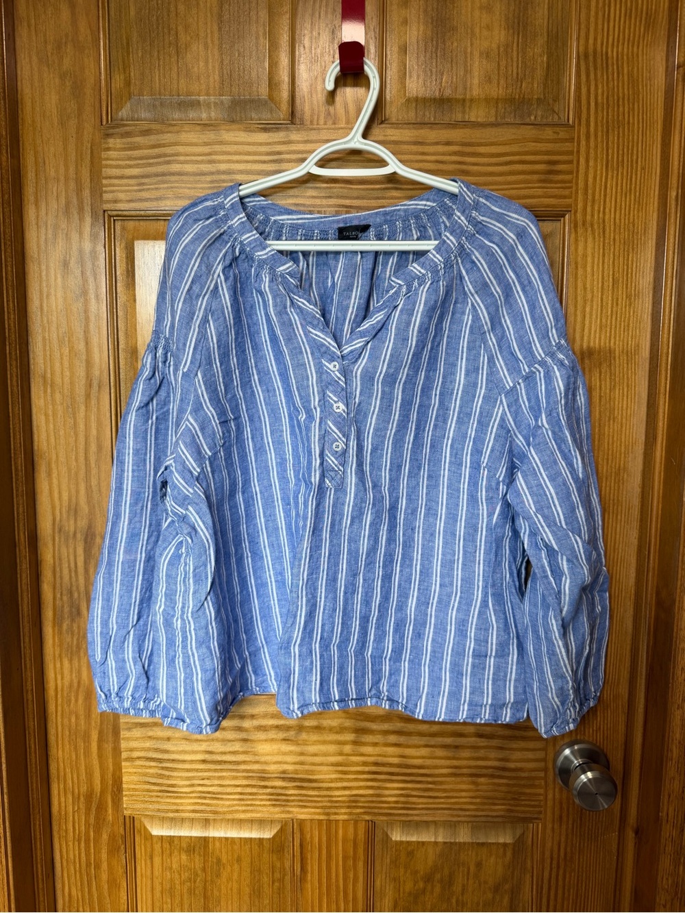 Talbots Women’s 100% Linen Blouse- Size XLP